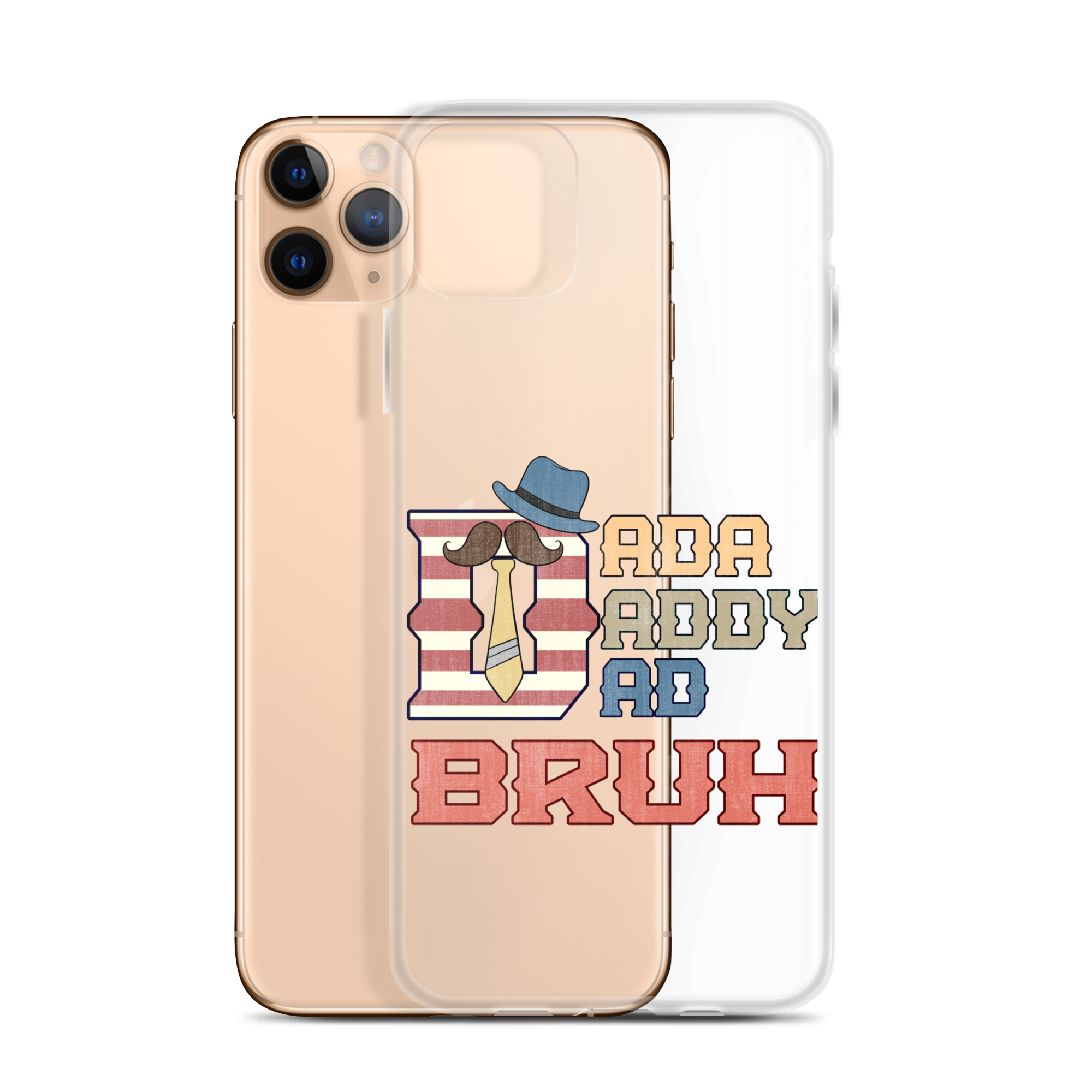 Dada Daddy Dad Bruh Clear Case for iPhone®