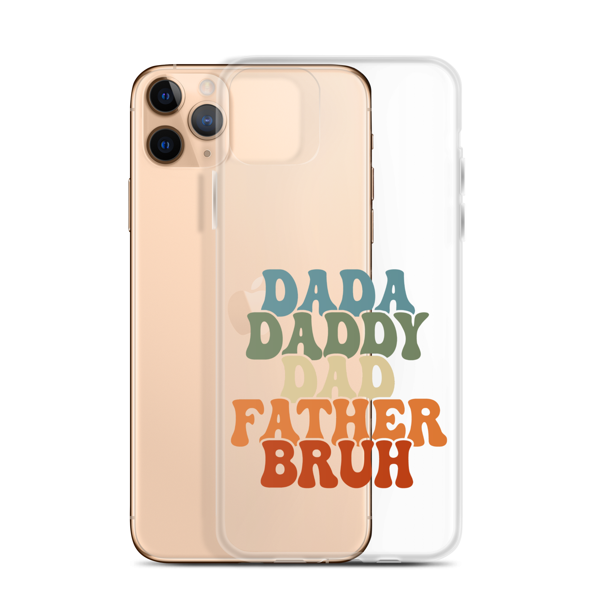 Dada Daddy Dad Father Bruh Clear Case for iPhone®