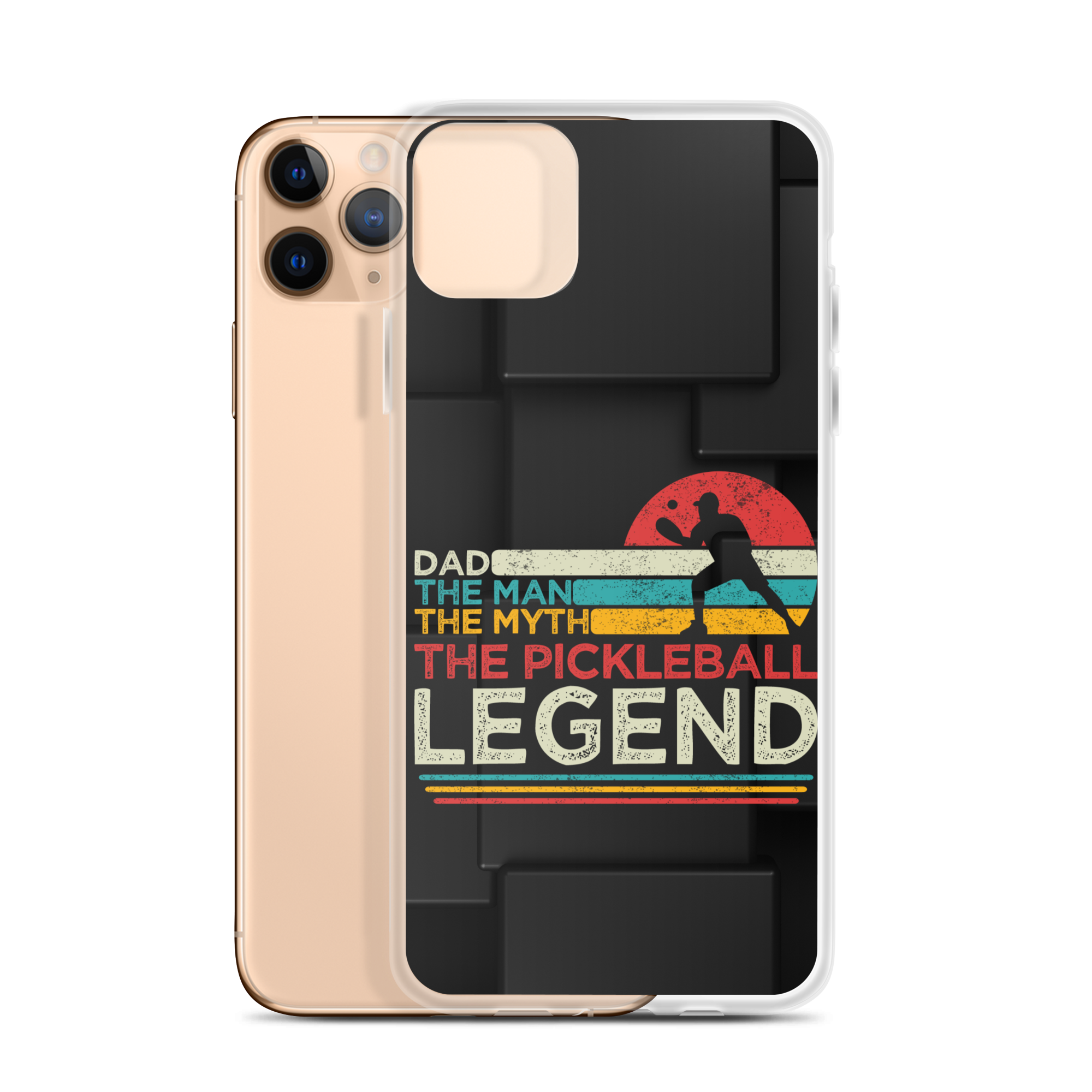 Dad The Man The Myth The Pickleball Legend Clear Case for iPhone®