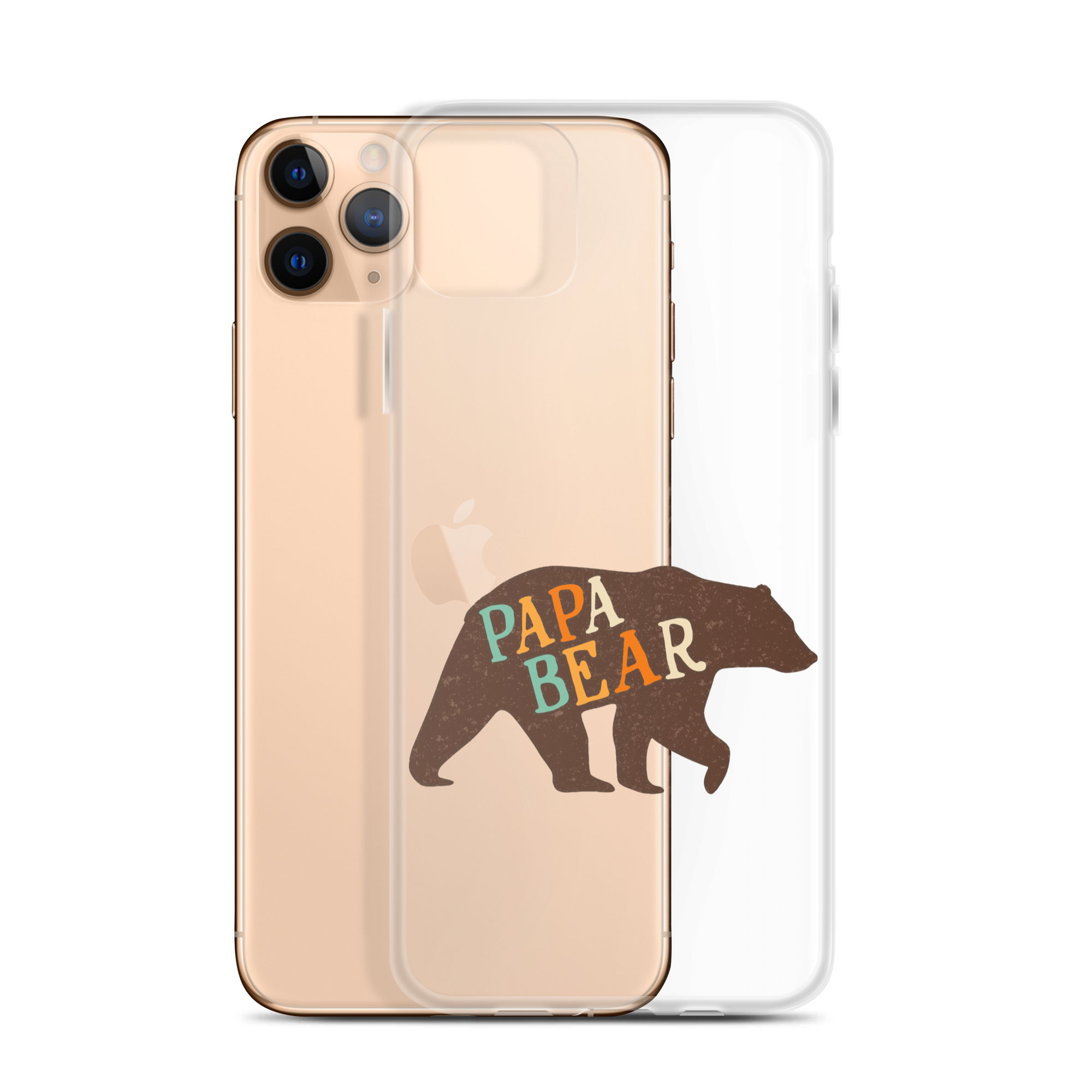 Papa Bear Clear Case for iPhone®