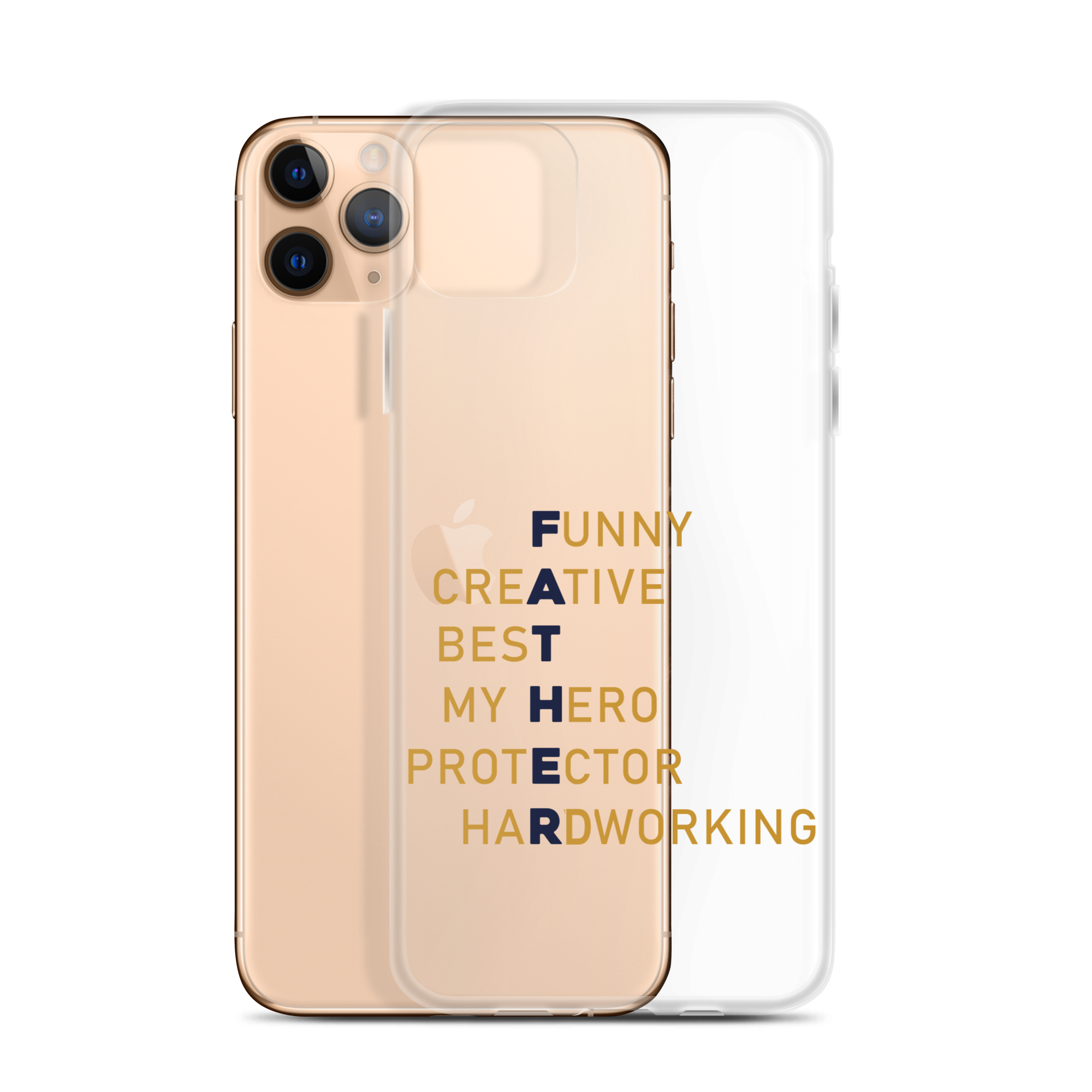 Funny Creative Best My Hero Protector HardWorking Clear Case for iPhone®