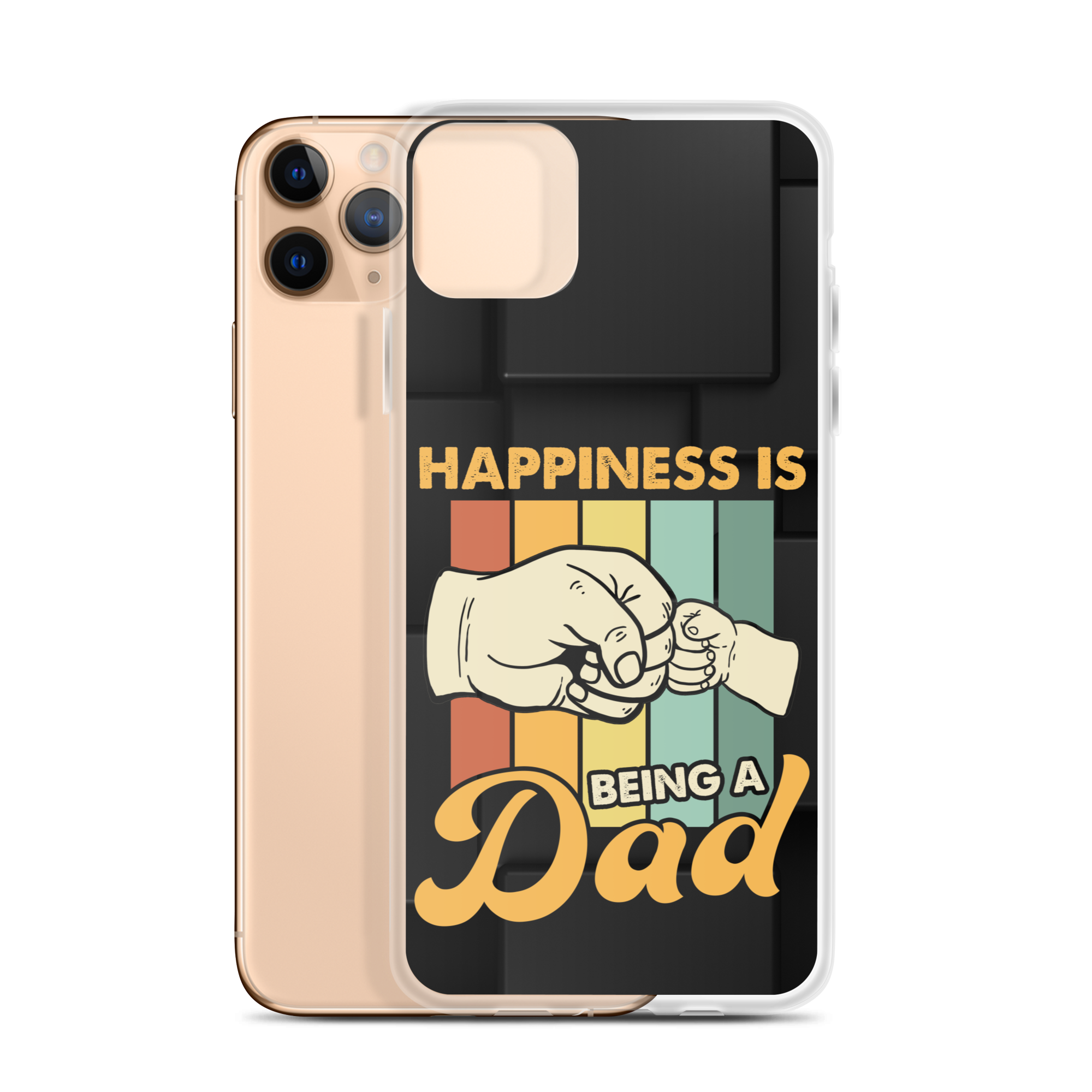 Happiness Is Being A Dad Clear Case for iPhone®