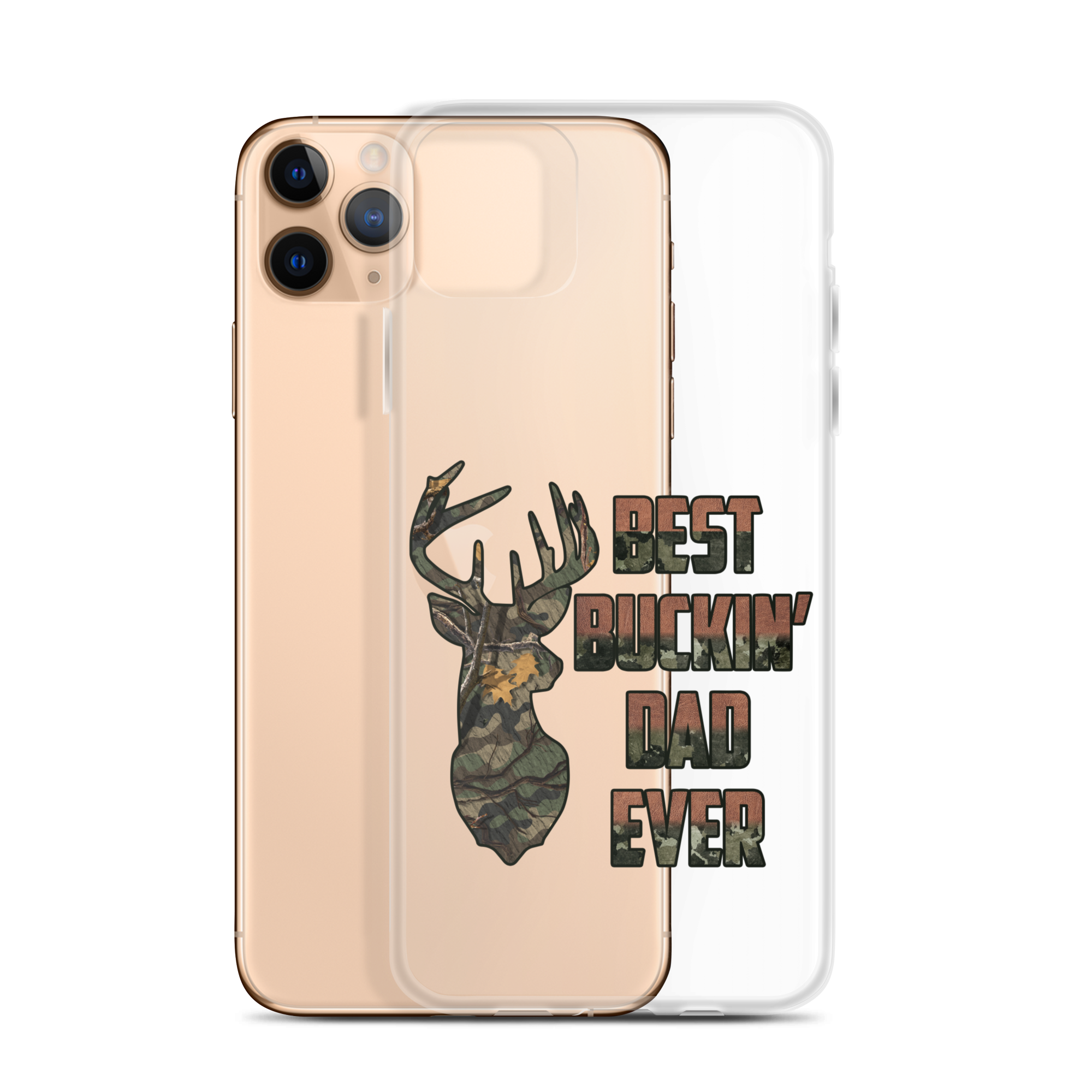 Best Buckin' Dad Ever Clear Case for iPhone®