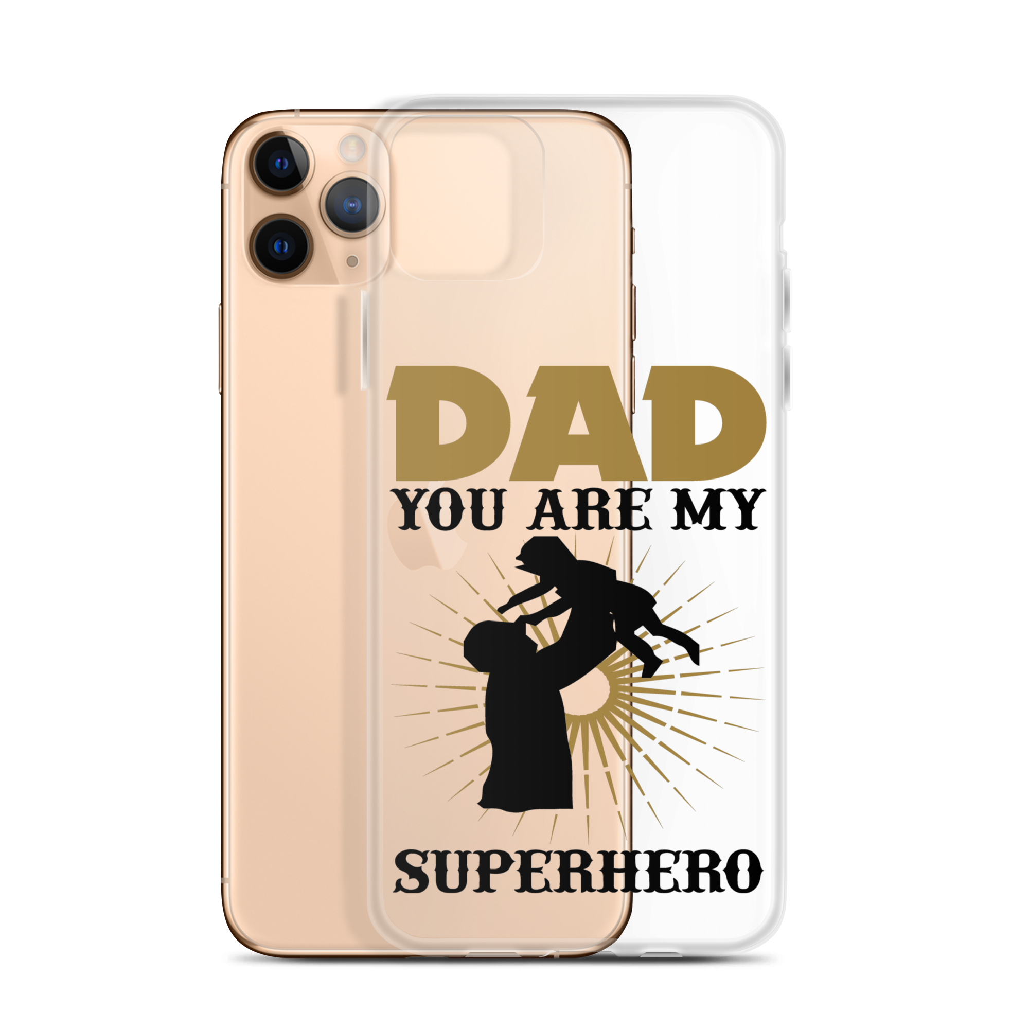 Dad You Are My Superhero Clear Case for iPhone®