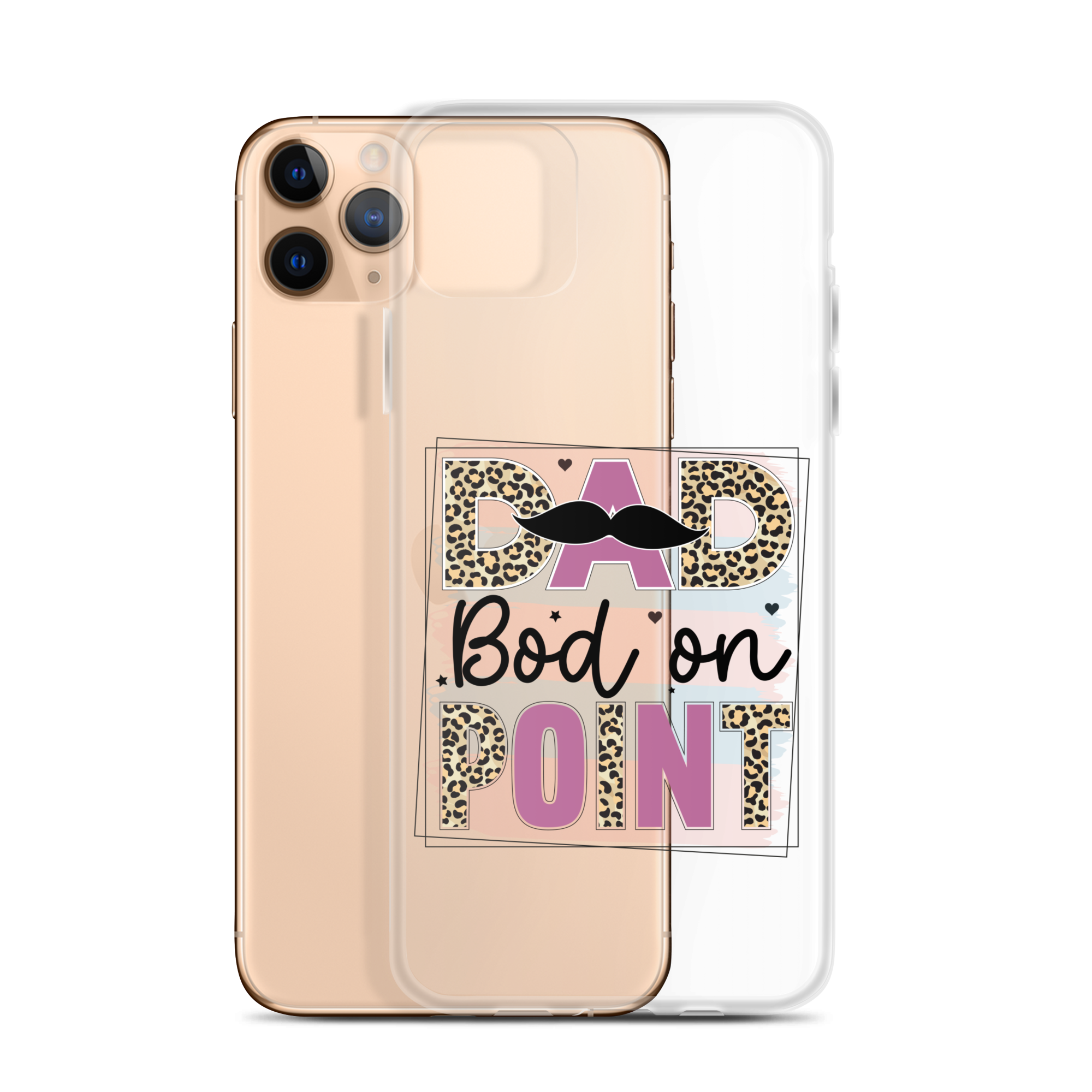 Dad Bod On Point Clear Case for iPhone®