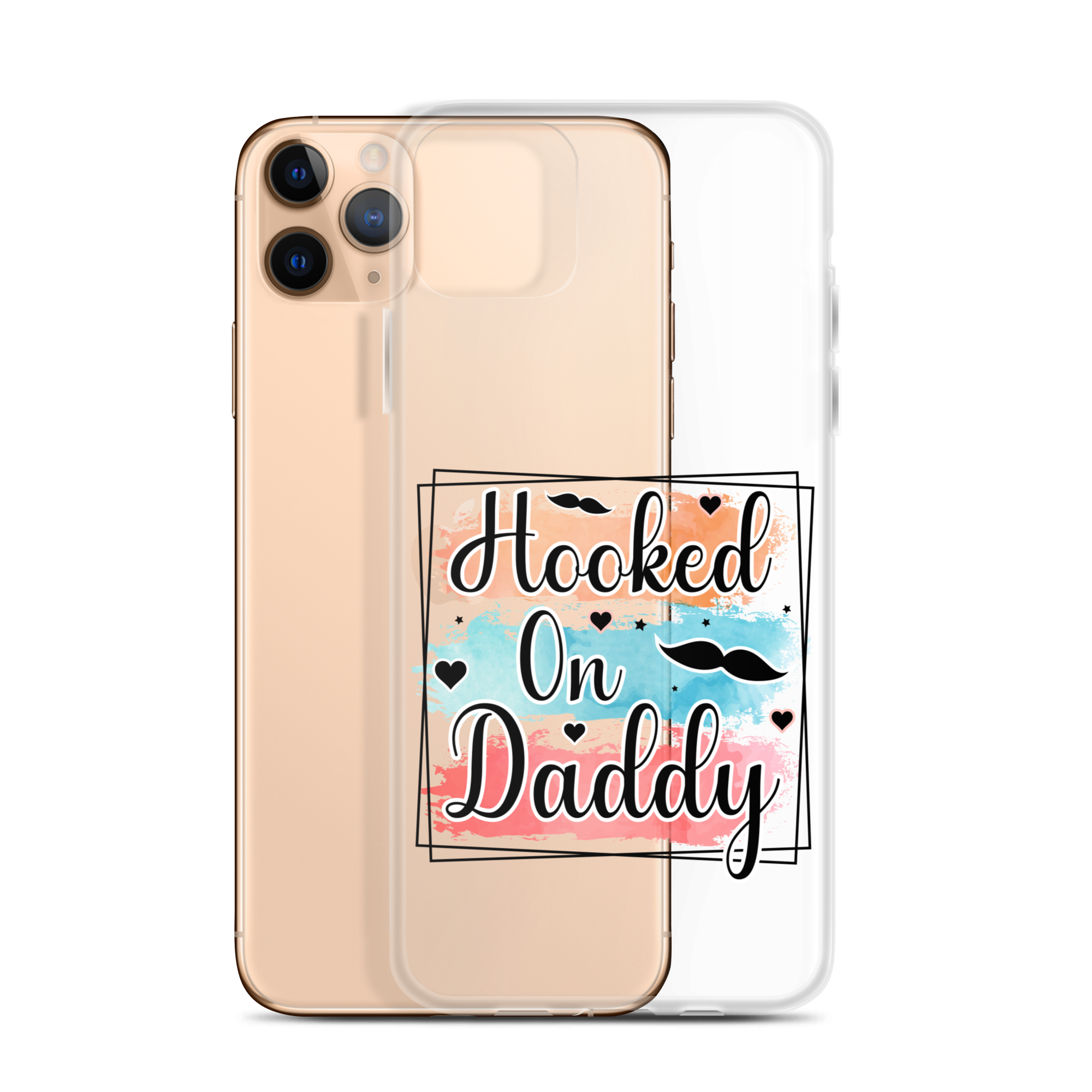 Hooked On Daddy Clear Case for iPhone®