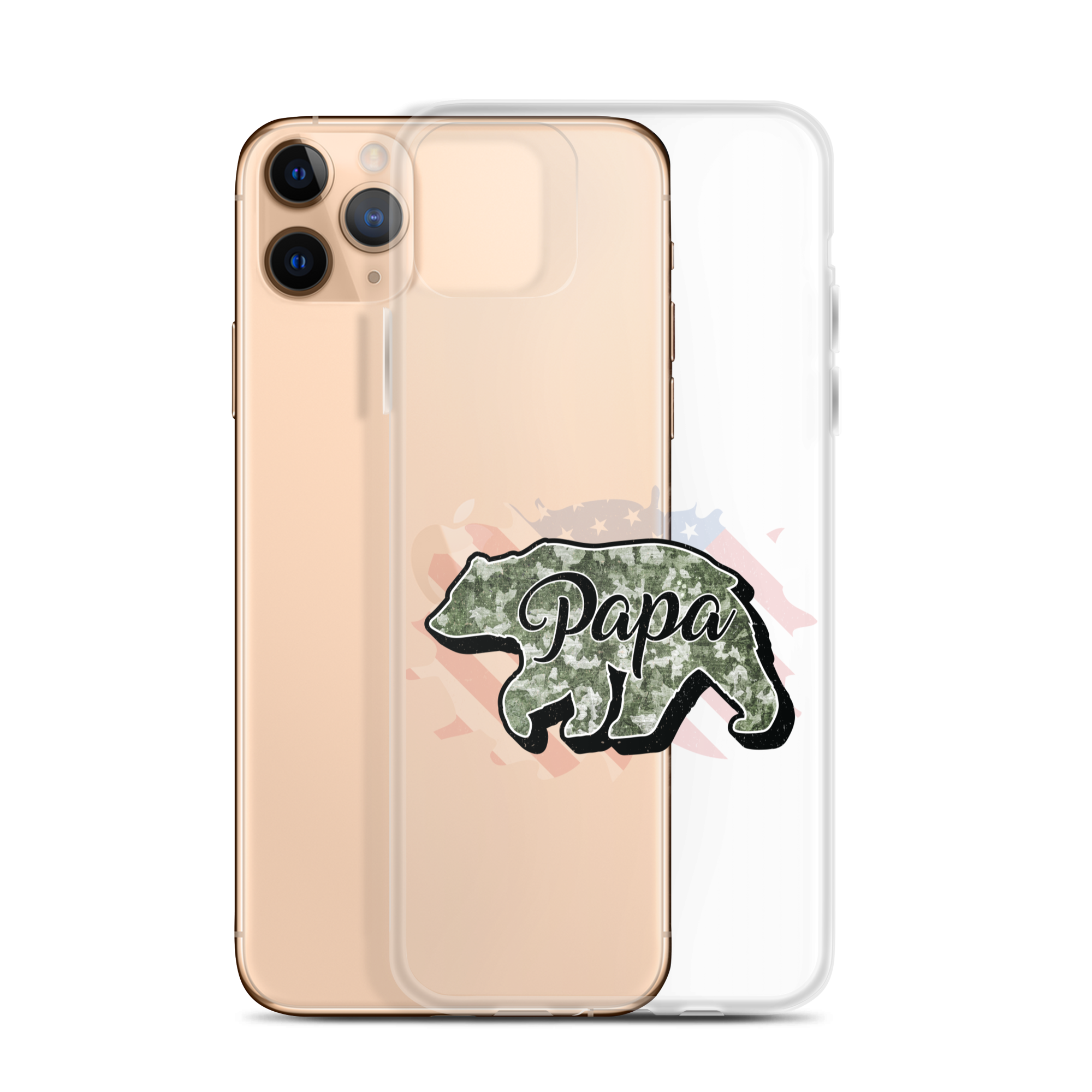 Bear Papa Clear Case for iPhone®