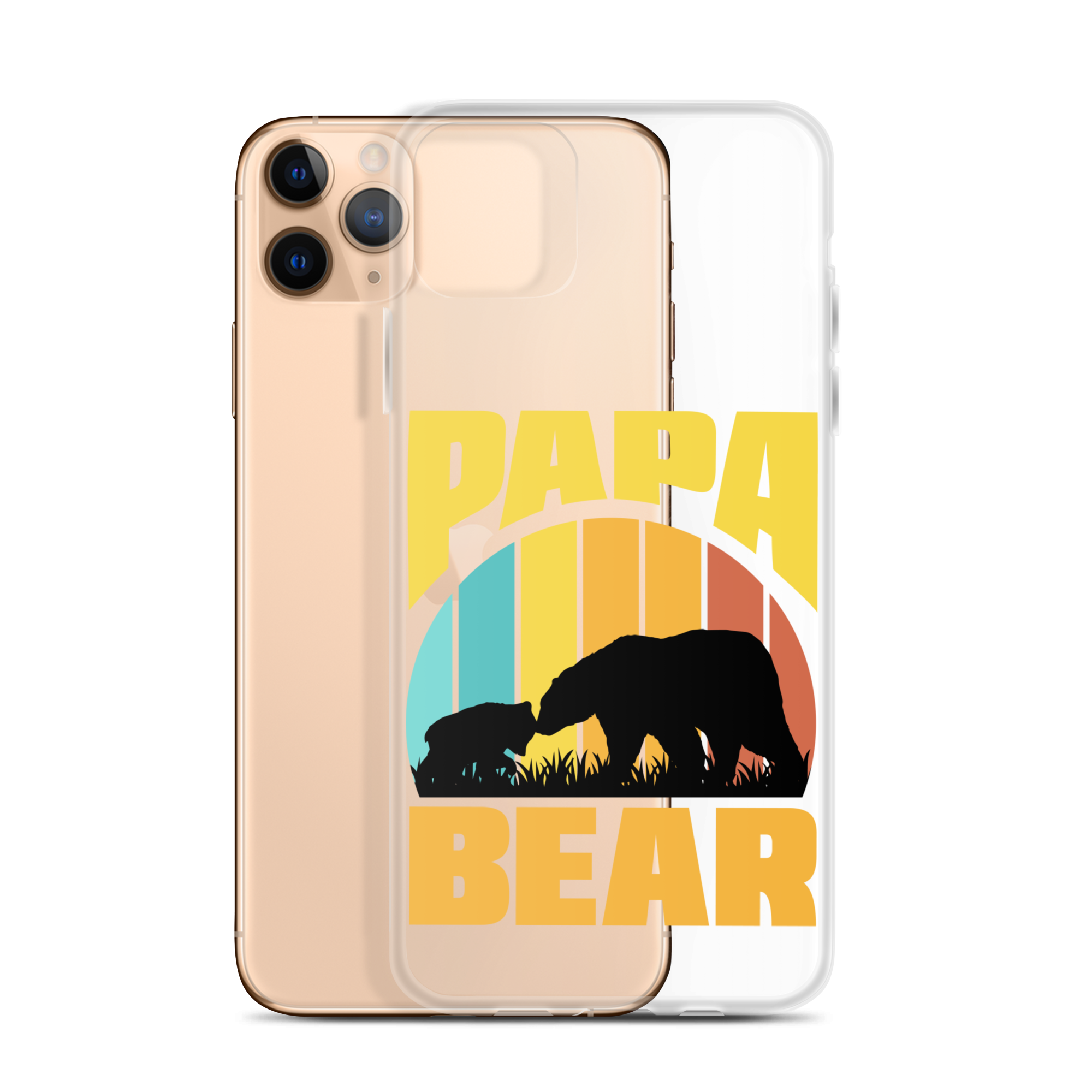 Papa Bear Clear Case for iPhone®