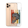 Black Father Matters Clear Case for iPhone®