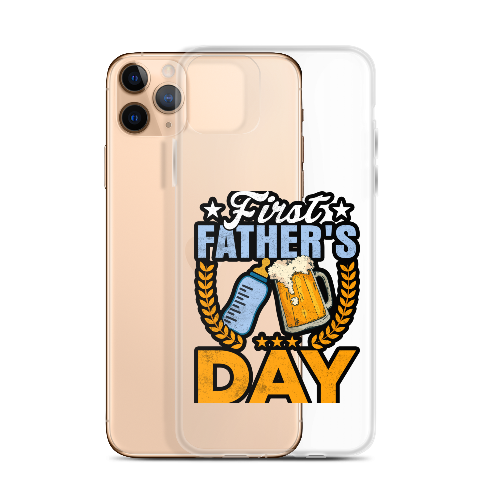 First Father's Day Clear Case for iPhone®