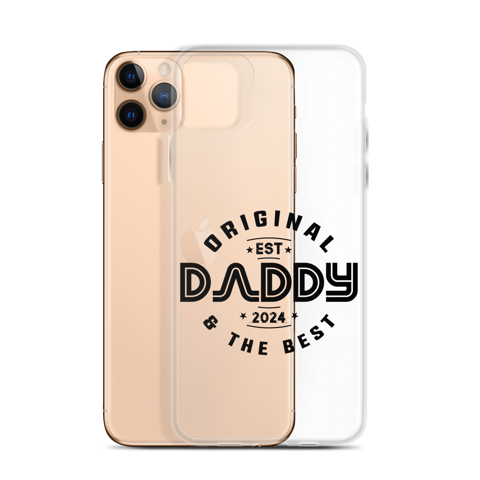 Original And The Best Daddy Establish 2024 Clear Case for iPhone®