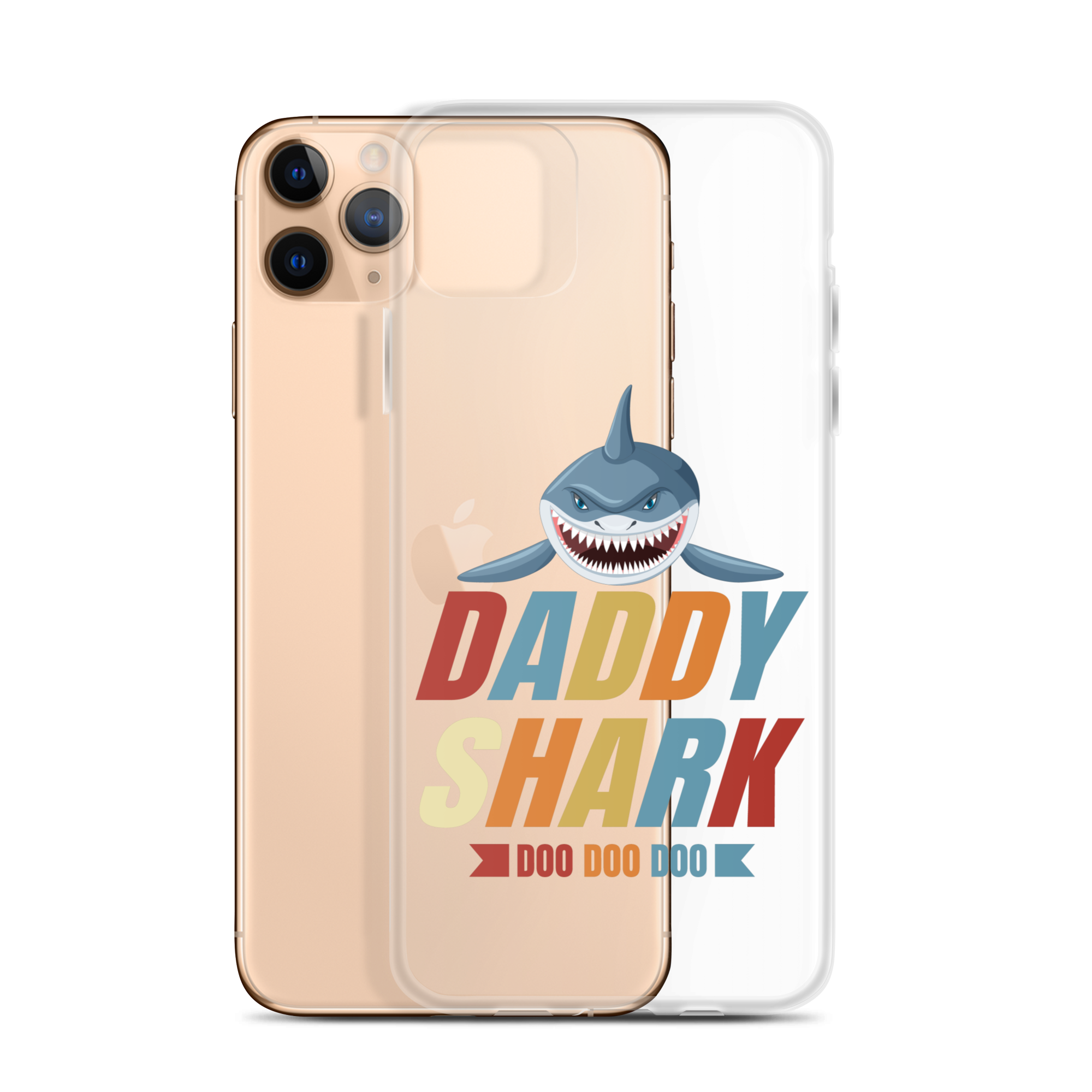 Daddy Shark Doo Doo Doo Clear Case for iPhone®