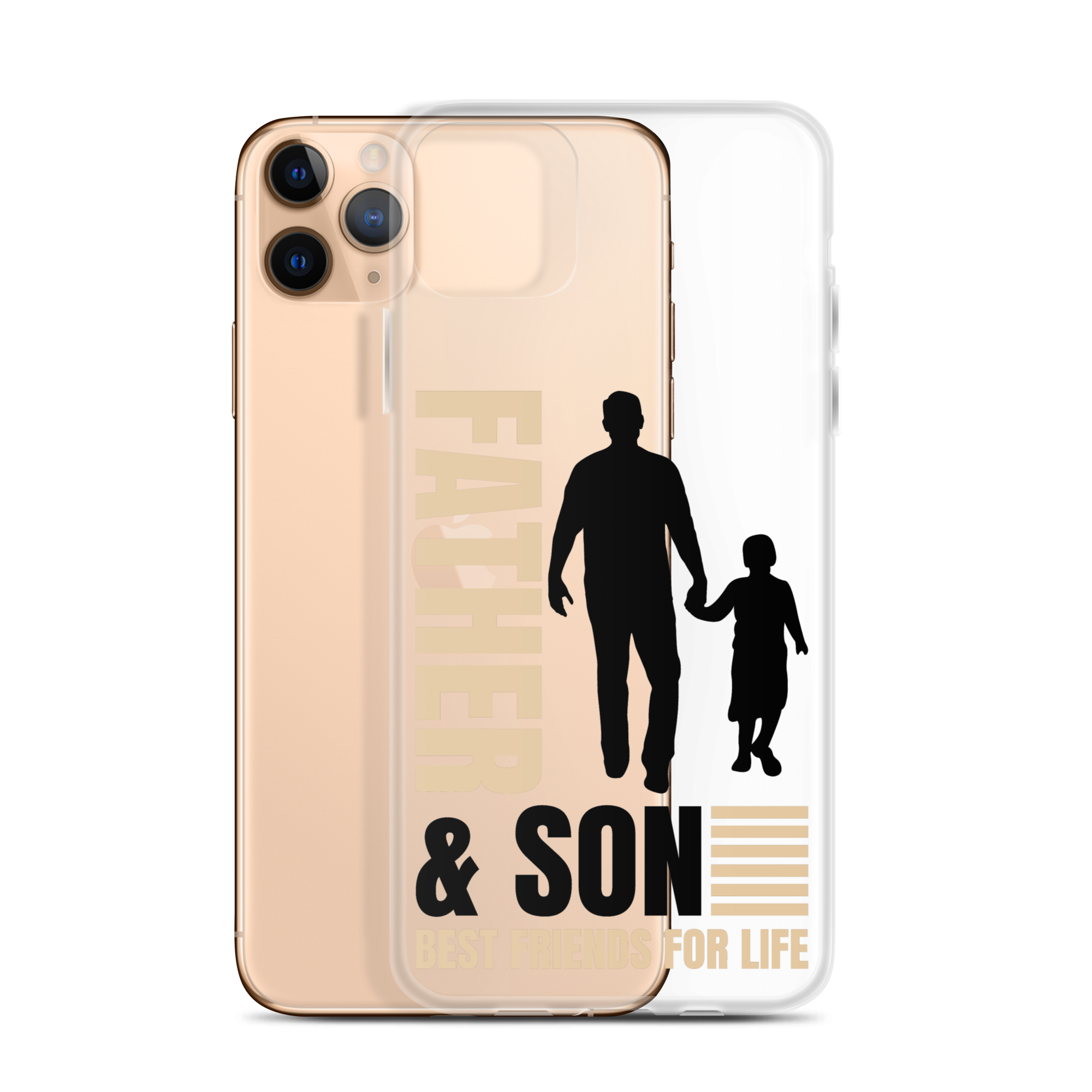 Father & Son Best Friends For Life Clear Case for iPhone®