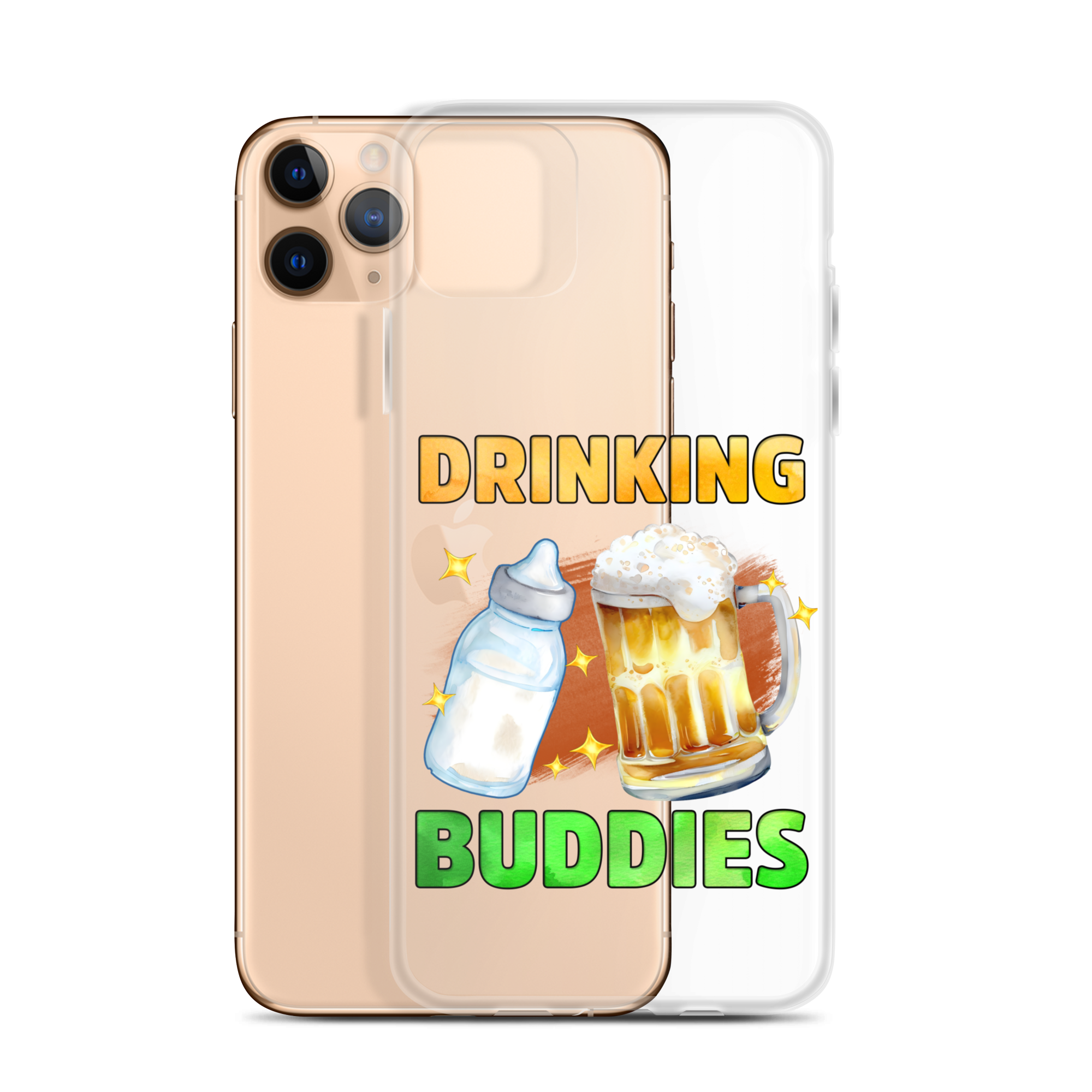 Drinking Buddies Clear Case for iPhone®