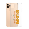 Grumpa Like A Regular Grandpa Only Geumpier Clear Case for iPhone®