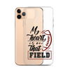 My Heart Is On That Field Clear Case for iPhone®