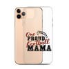 One Proud Football Mom Clear Case for iPhone®