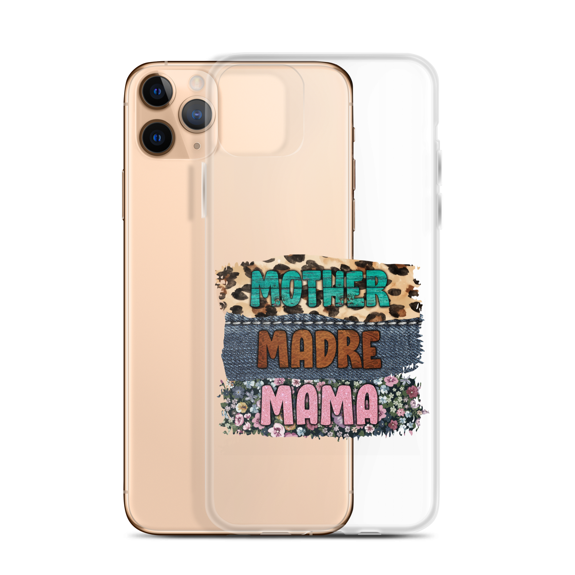 Mother, Mader, Mama Clear Case for iPhone®