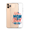 I Love Mom, Dad And USA Clear Case for iPhone®