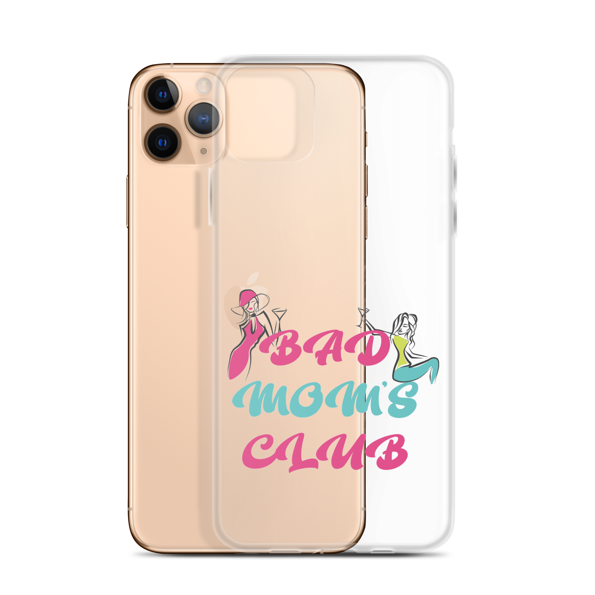 Bad Moms Club Clear Case for iPhone®