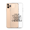 Come On Christmas Daddy Needs New Socks Clear Case for iPhone®