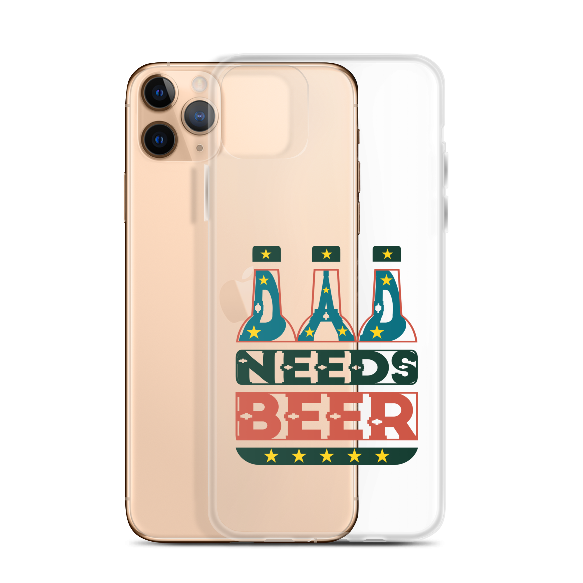 Dad Needs Beer Clear Case for iPhone®