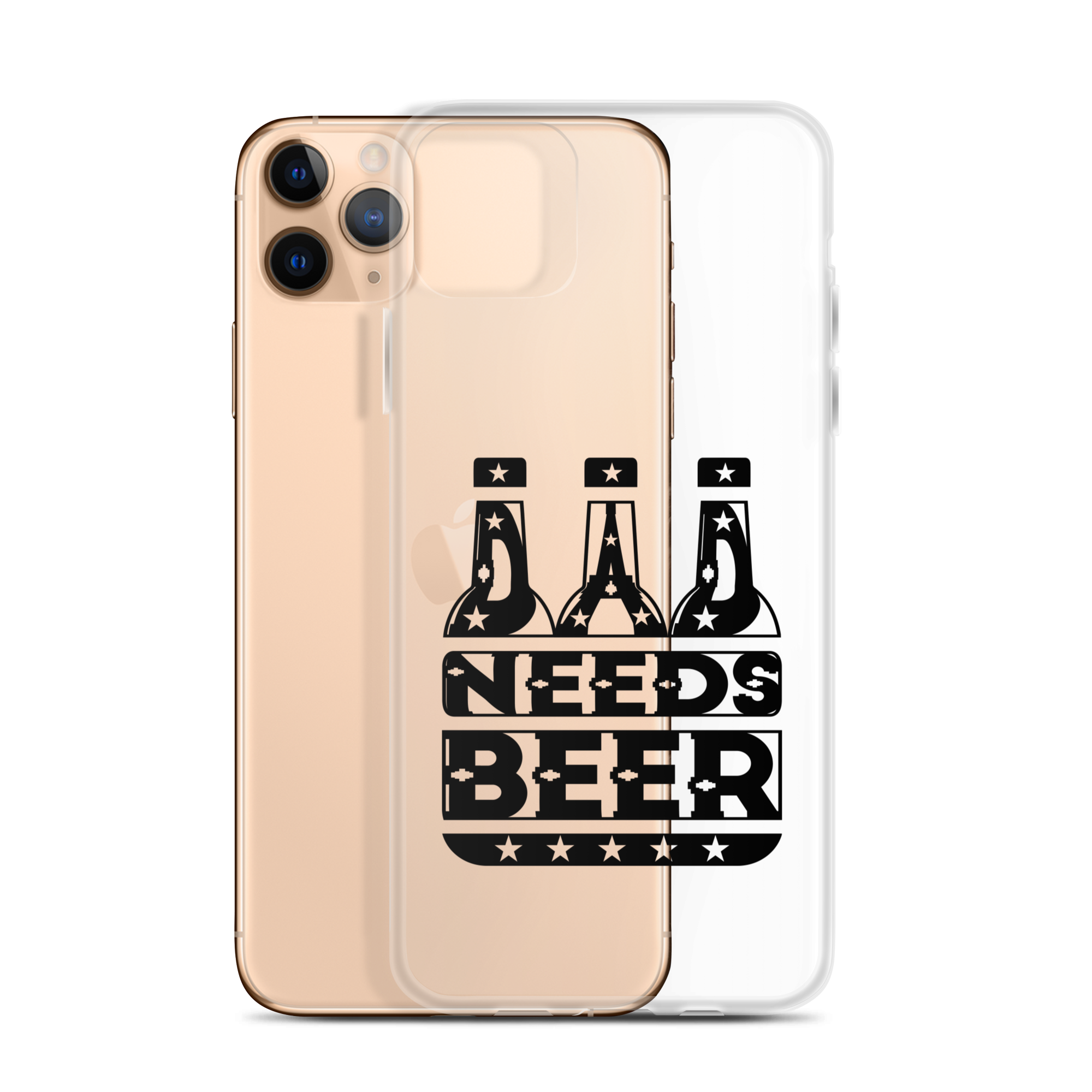 Dad Needs Beer Clear Case for iPhone®