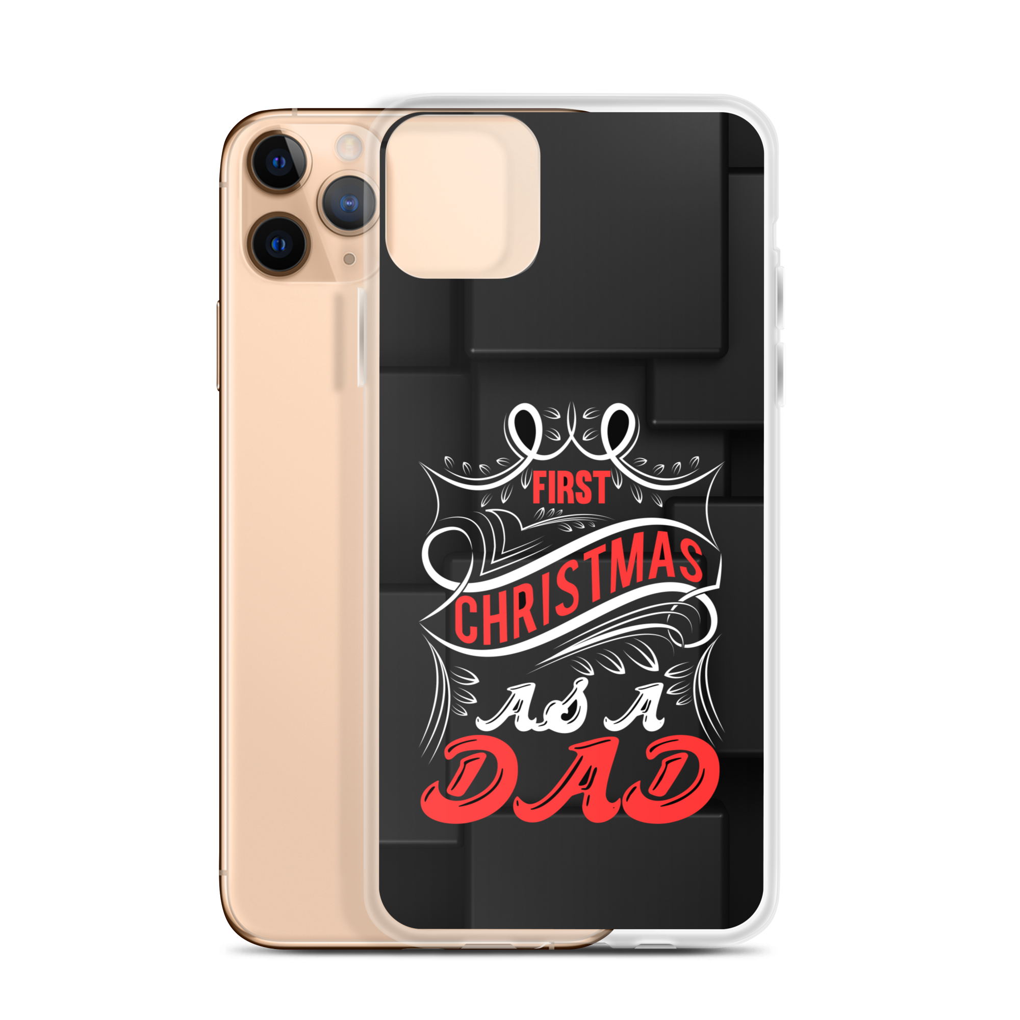 First Christmas As a Dad Clear Case for iPhone®