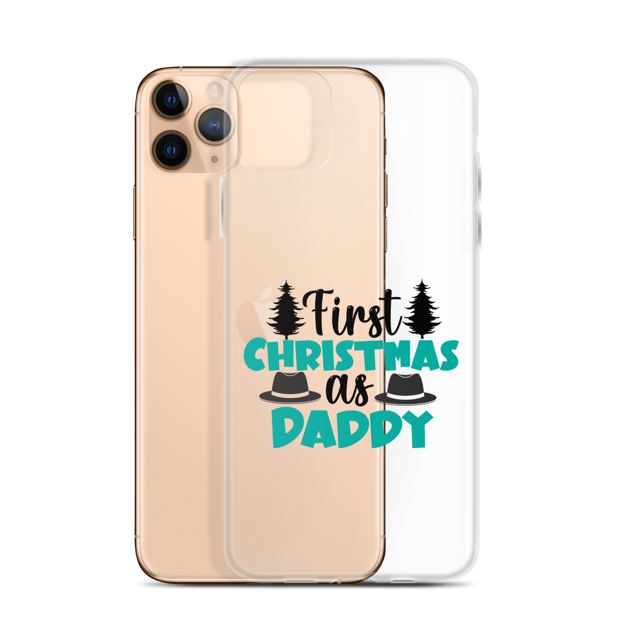 First Christmas As Daddy Clear Case for iPhone®