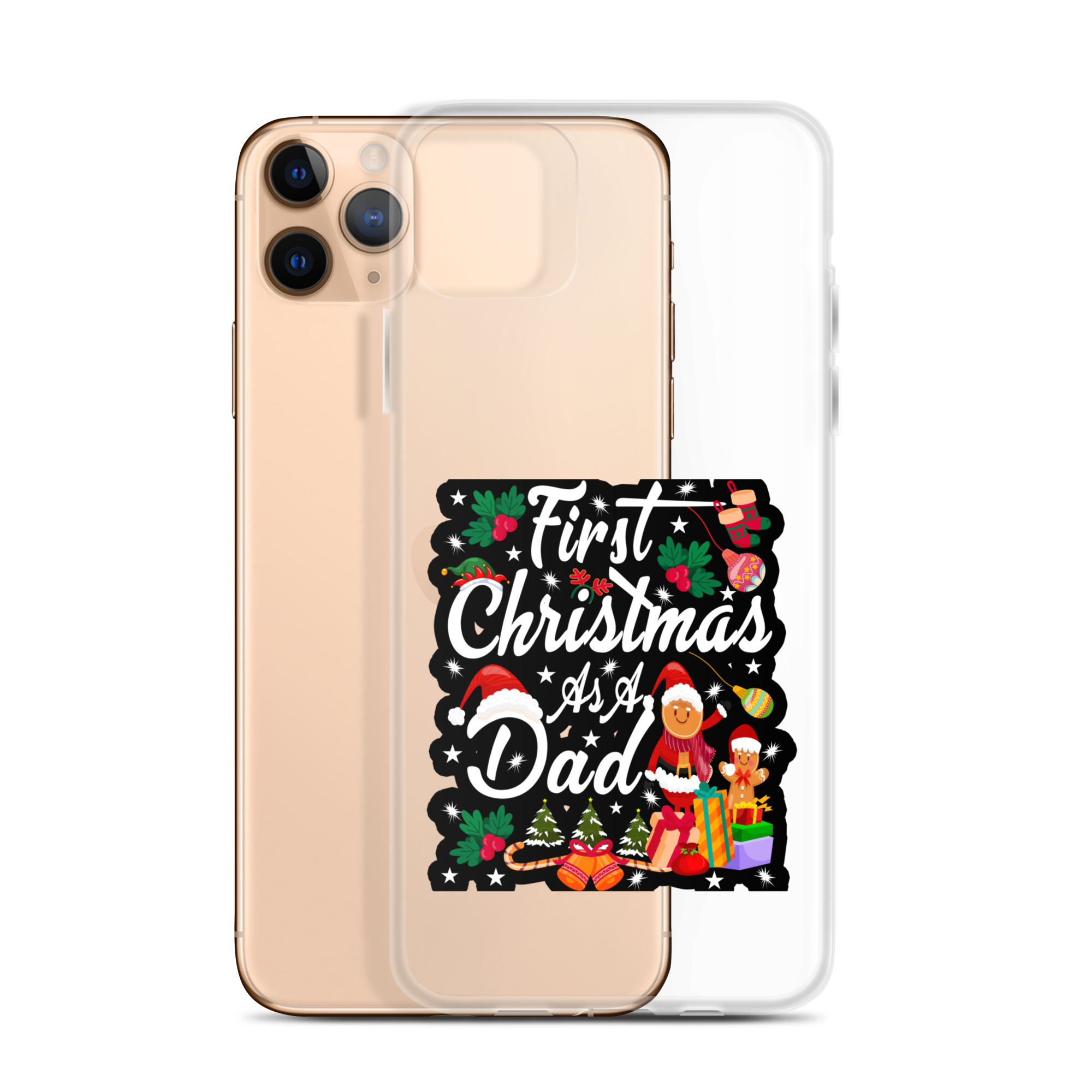 First Christmas As A Dad Clear Case for iPhone®