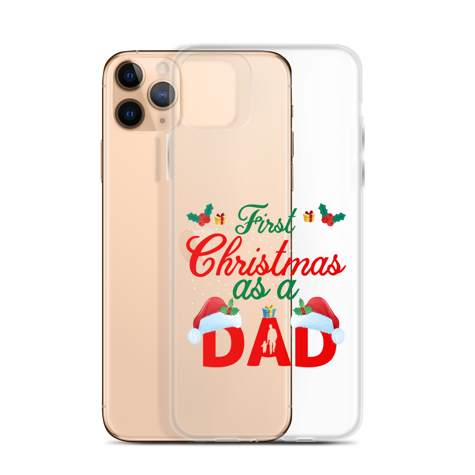 First Christmas As A Dad Clear Case for iPhone®