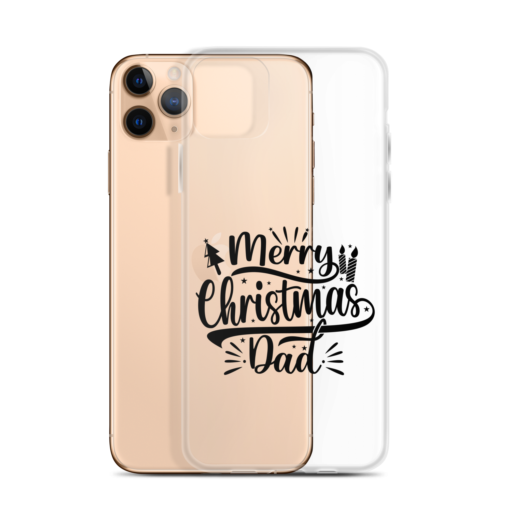 Merry Christmas Dad Clear Case for iPhone®