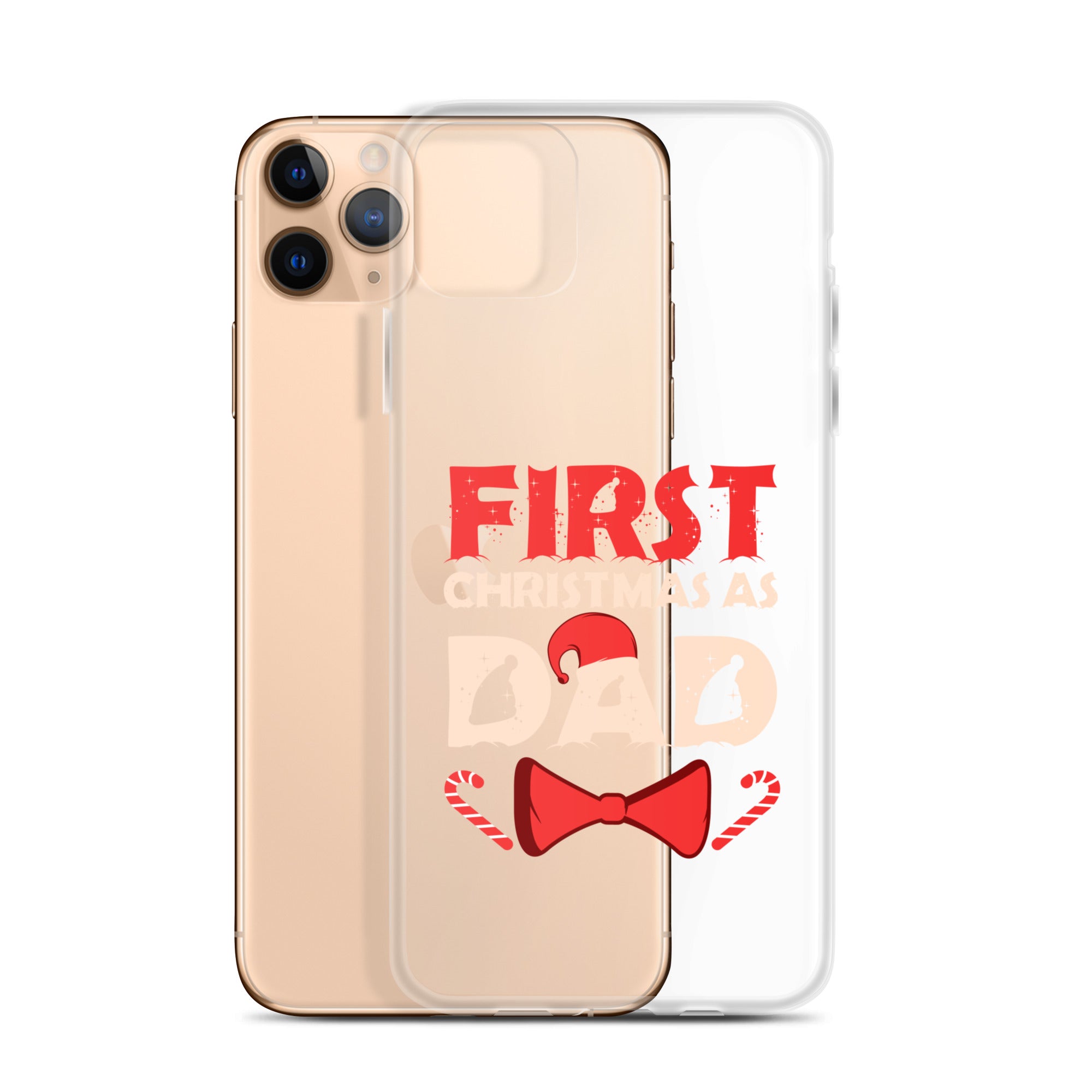 First Christmas As Dad Clear Case for iPhone®