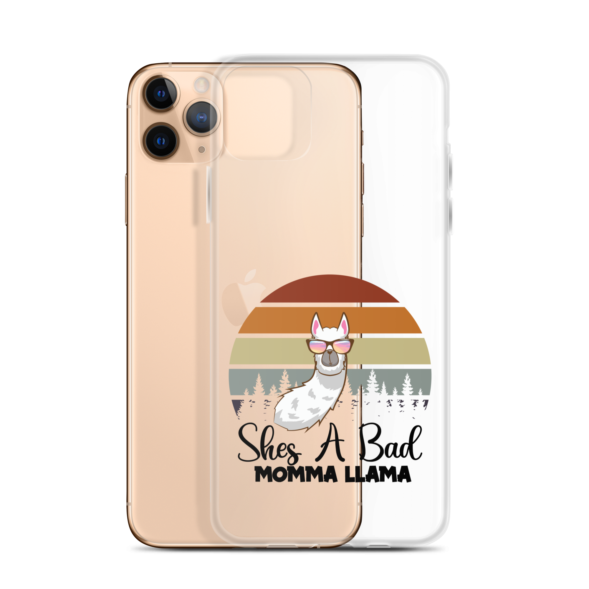 She's A Bad Momma Llama Clear Case for iPhone®