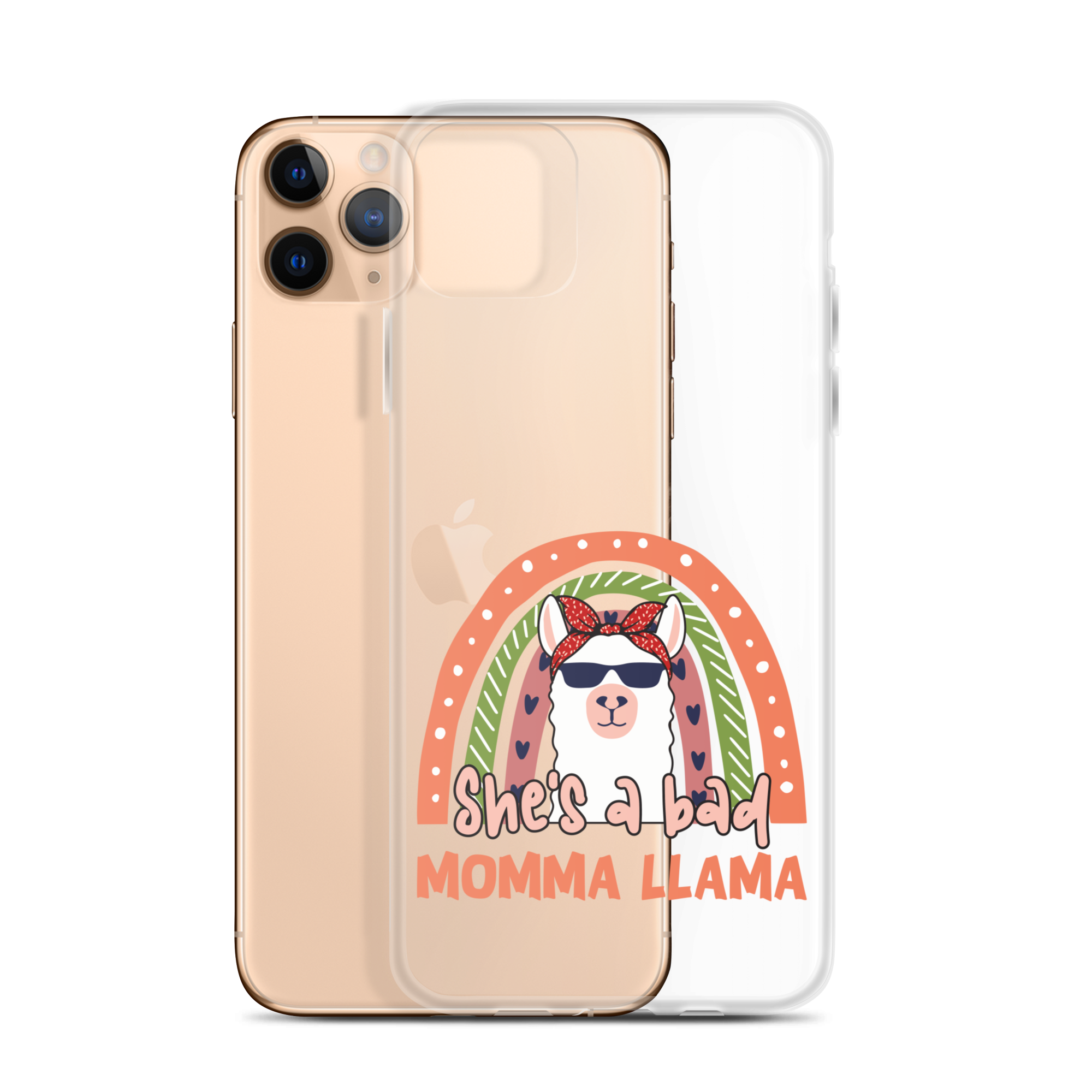 She's A Bad Momma Llama Clear Case for iPhone®