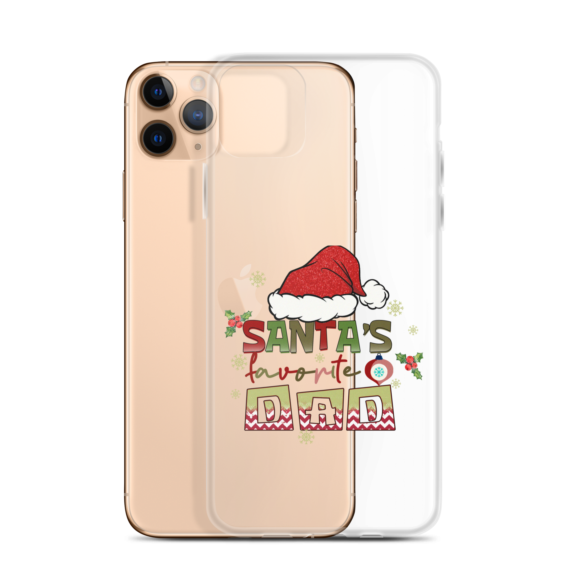 Santa's Favorite Dad Clear Case for iPhone®