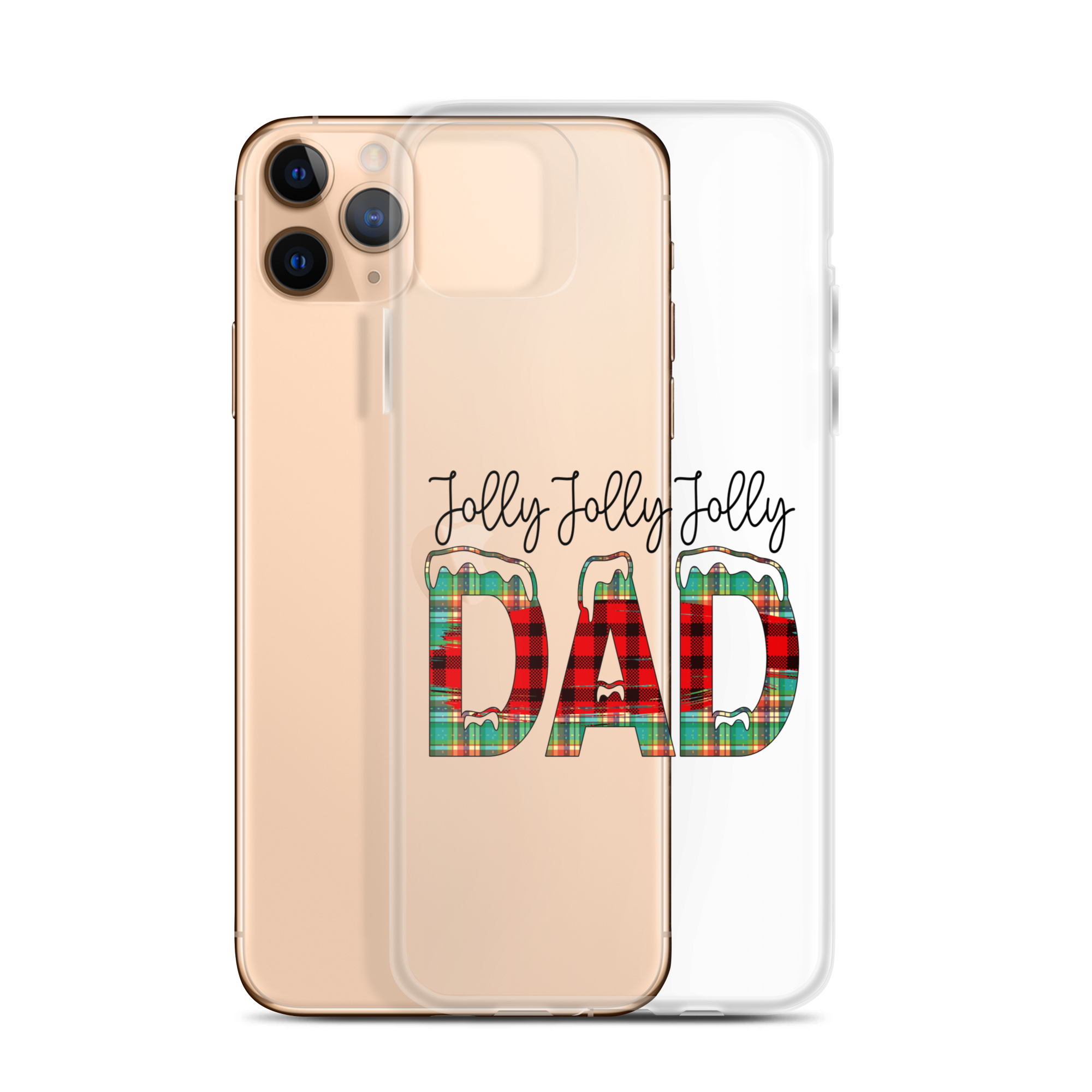 Jolly Jolly Jolly Dad Clear Case for iPhone®