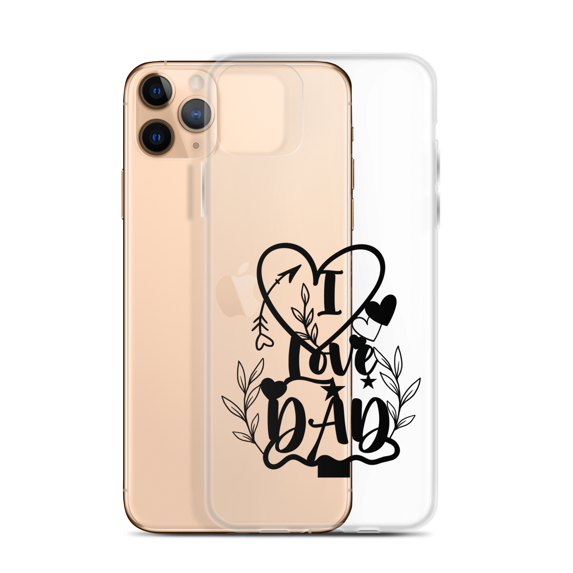 I Love Dad Clear Case for iPhone®