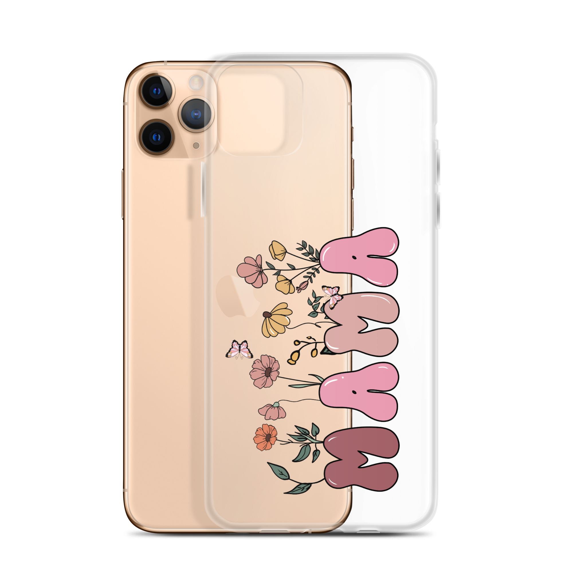 Floral Mama Clear Case for iPhone®