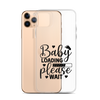 Baby Loading Please Wait Clear Case for iPhone®