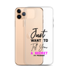 Just Want to Tell You A Secret I'm Pregnant Clear Case for iPhone®