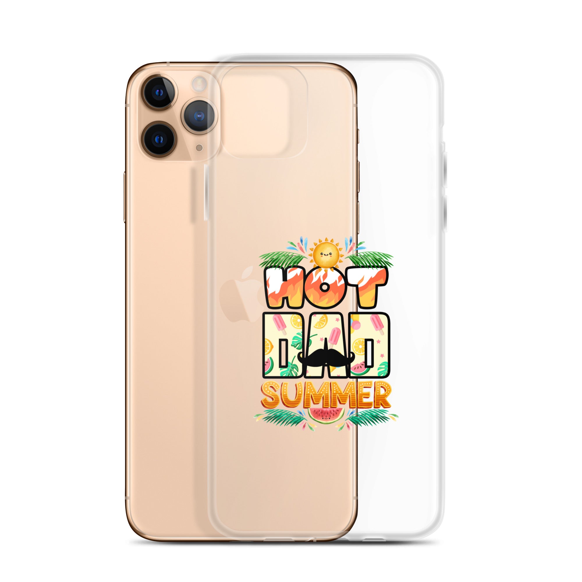 Hot Dad Summer Clear Case for iPhone®