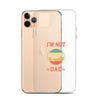 Im Not Sleeping Im Resting My Eyes Dad Clear Case for iPhone®