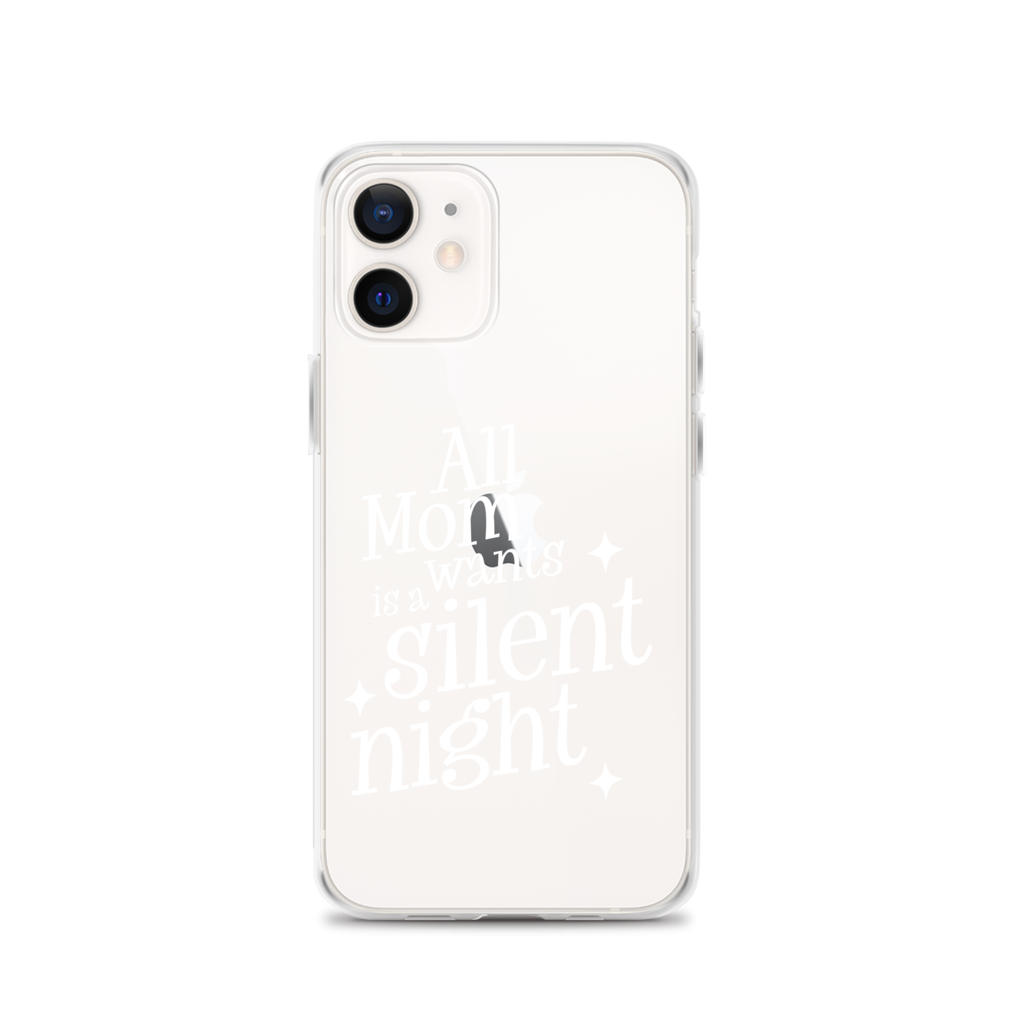 All Mama Wants Is A Silent Night Clear Case for iPhone®