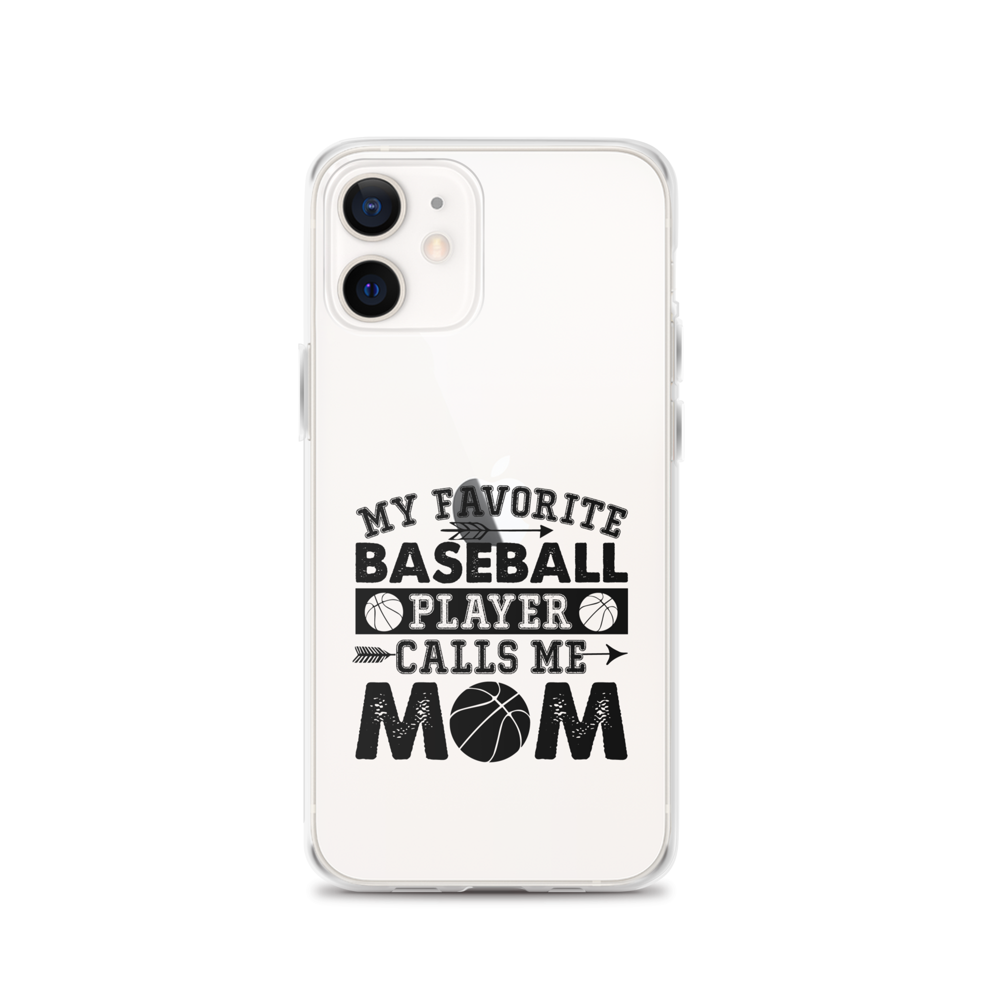 My Favorite Baseball Player Calls Me Mom Clear Case for iPhone®