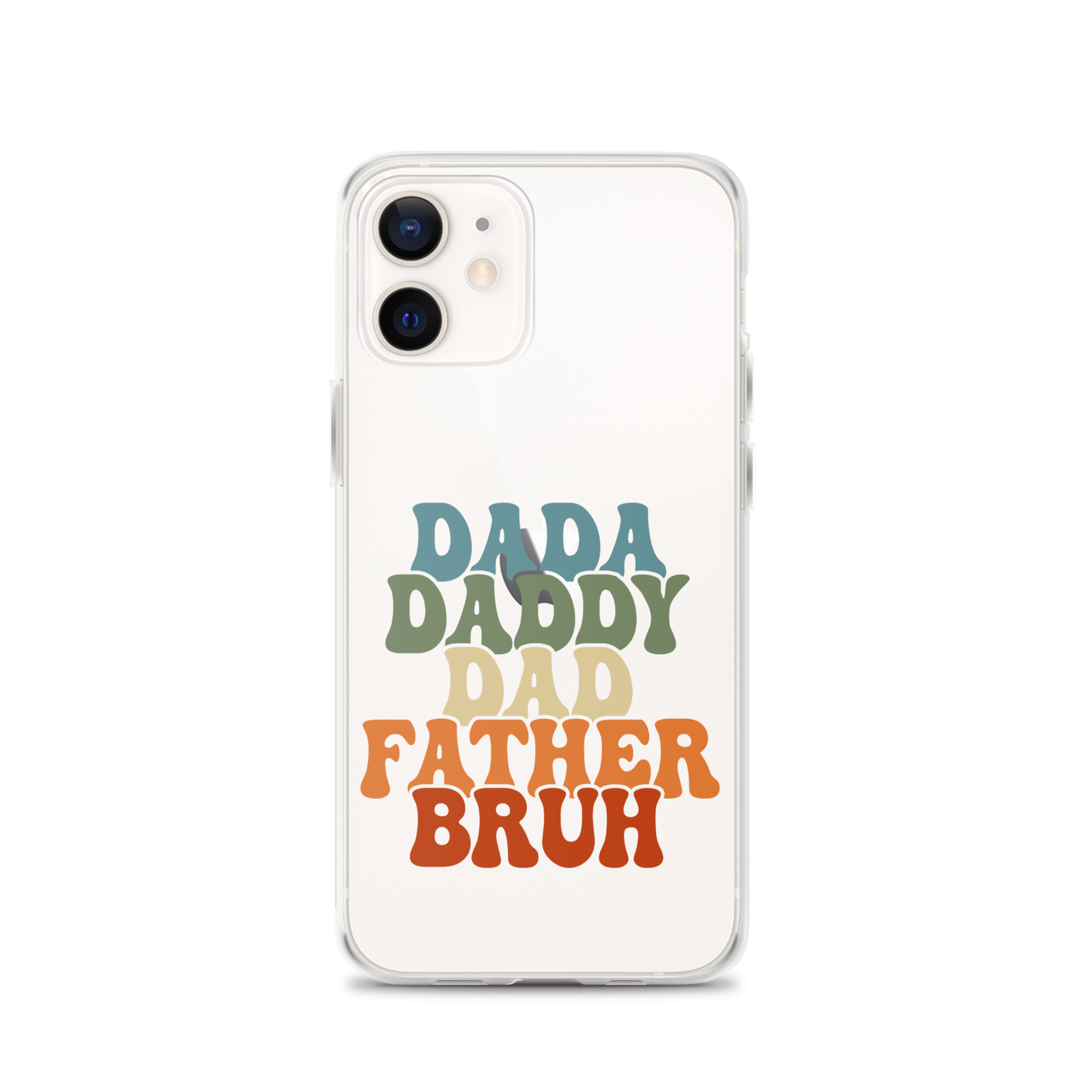 Dada Daddy Dad Father Bruh Clear Case for iPhone®