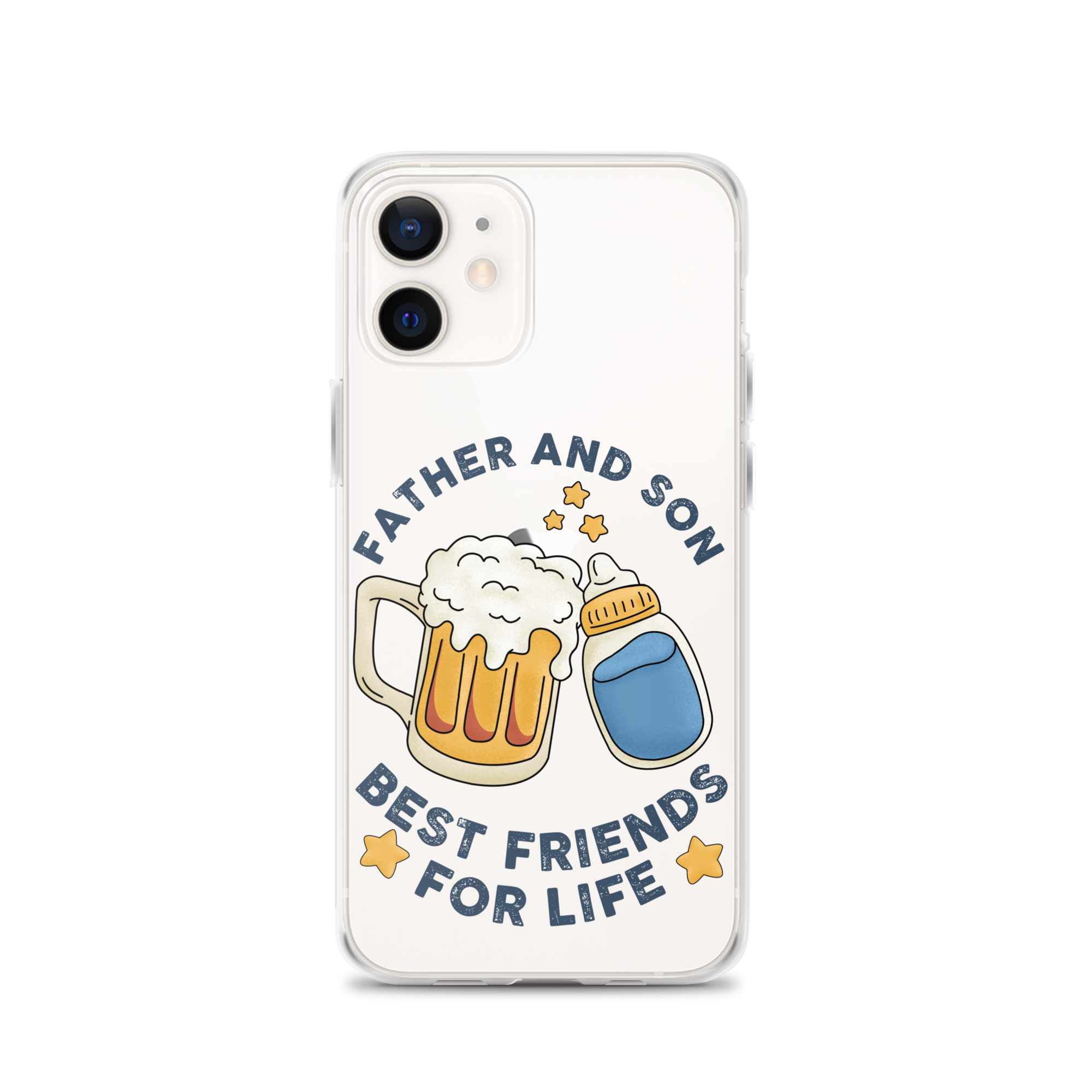 Father And Son Best Friends For Life Clear Case for iPhone®