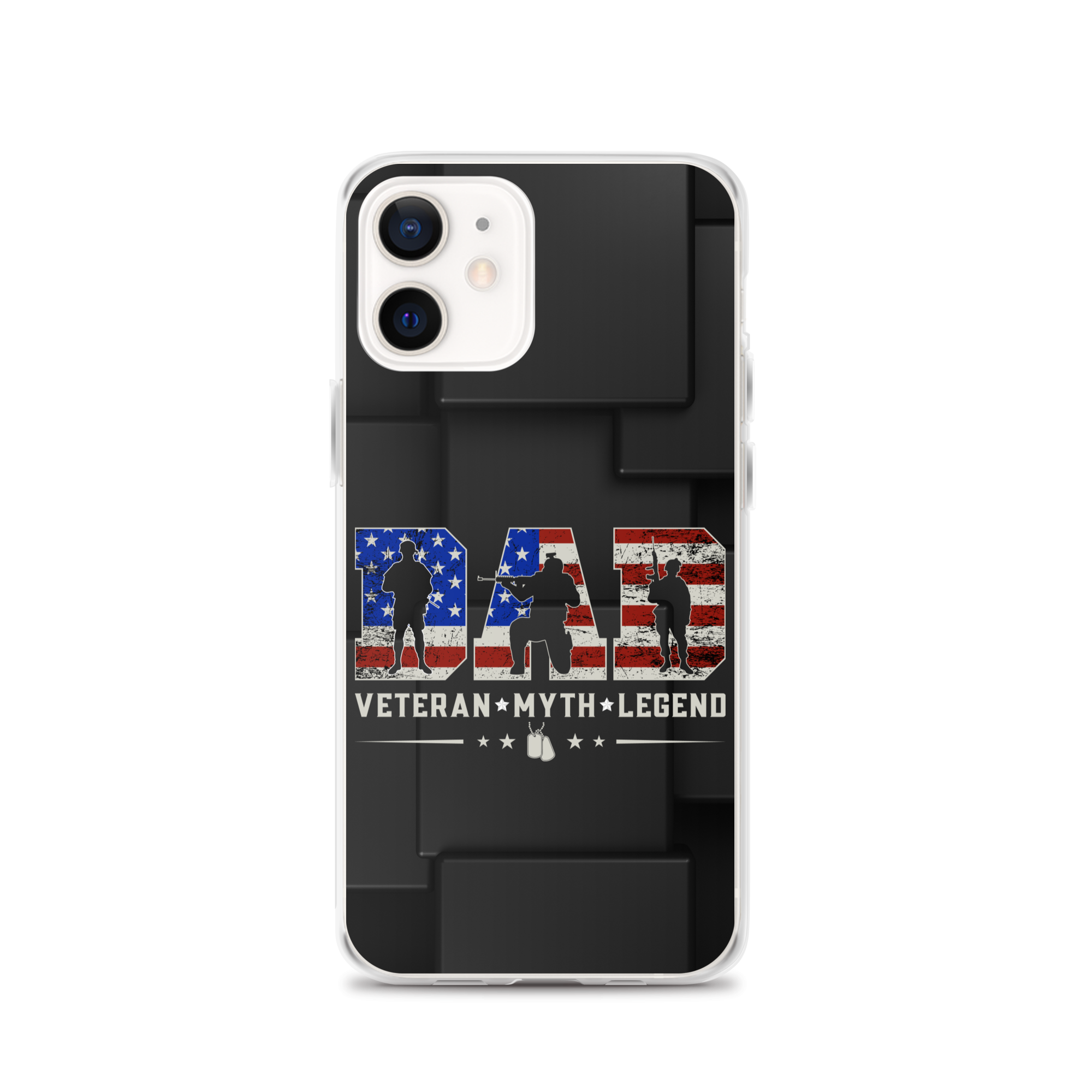 Dad Veteran Myth Legend Clear Case for iPhone®