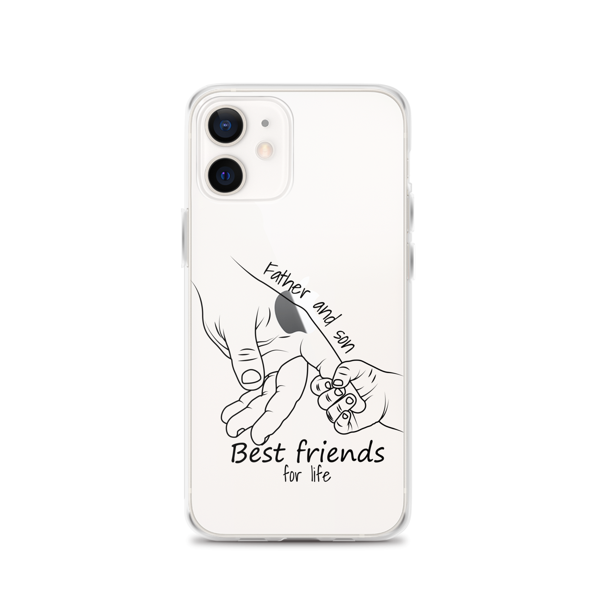 Father And Son Best Friends For Life Clear Case for iPhone®