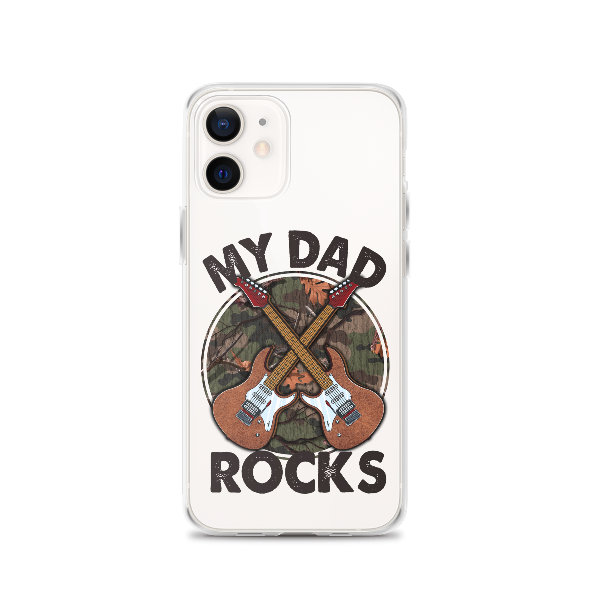 My Dad Rocks Clear Case for iPhone®